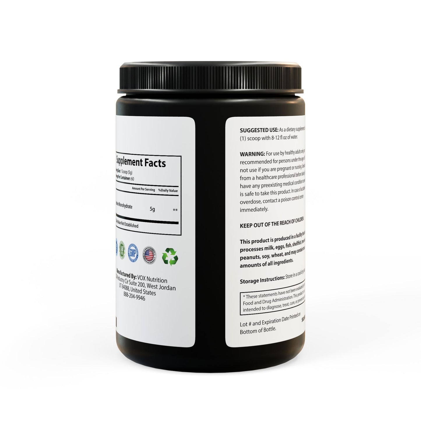Novum Ascend: Creatine Monohydrate – Strength, Power & Recovery Support (60 Servings)