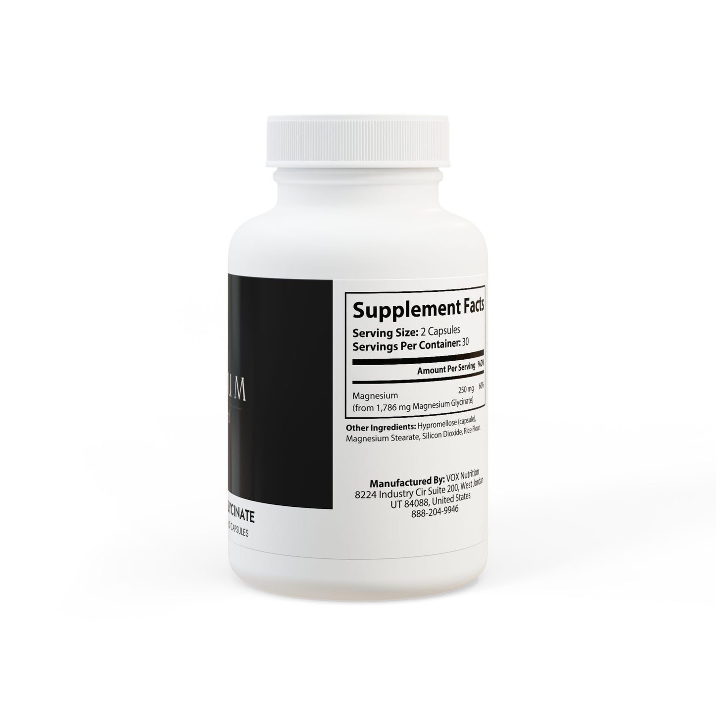 Novum Ascend: Magnesium Glycinate – Cognitive & Nervous System Support (60 Capsules)