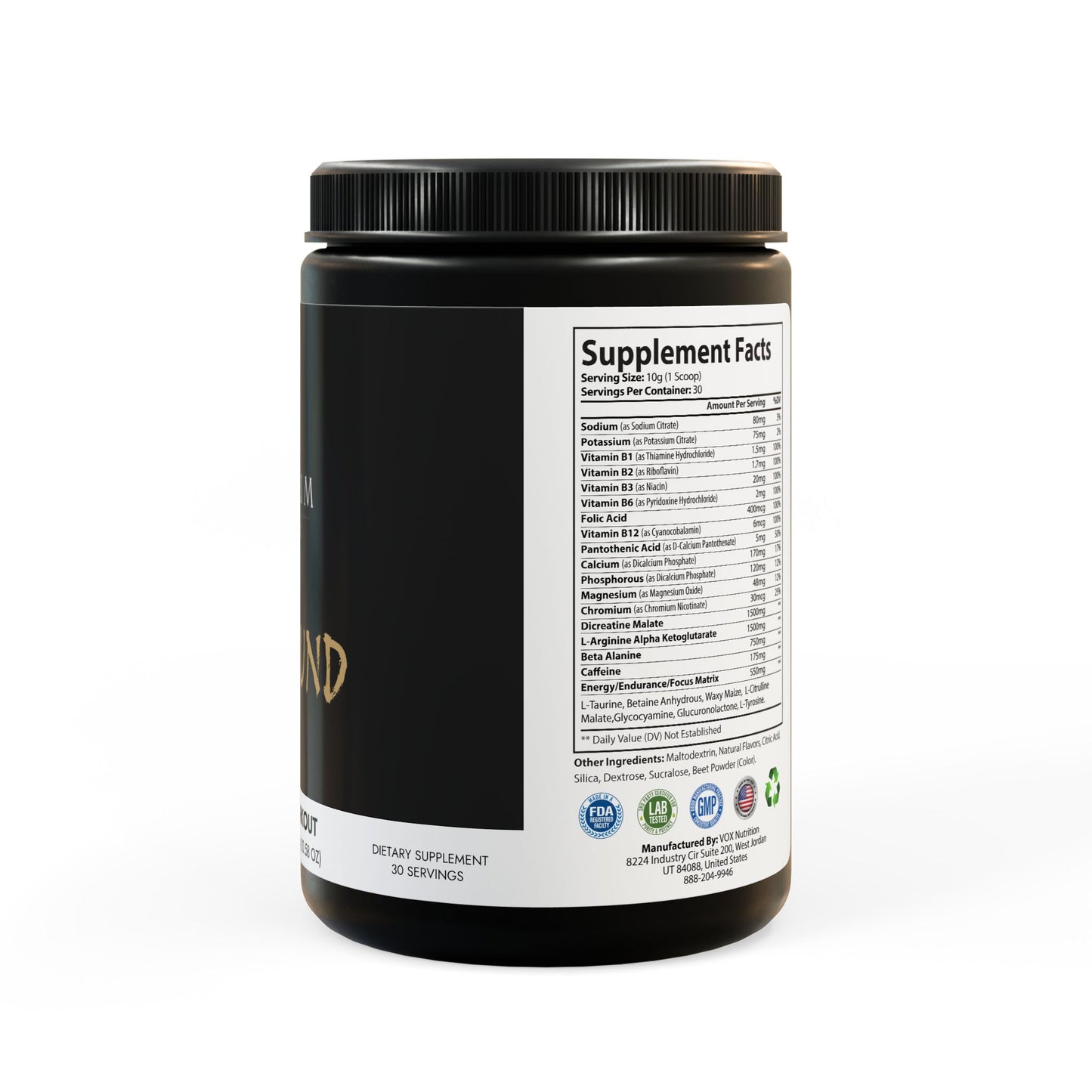 Novum Ascend: Unbound – Pre-Workout for Energy, Focus & Performance (30 Servings)