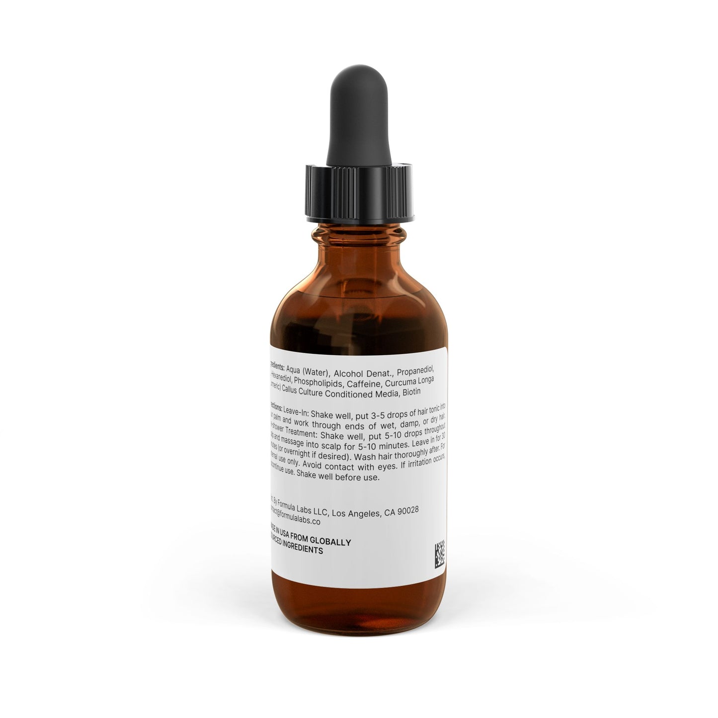 Hair Growth Tonic with Biotin, Caffeine & Turmeric 2 fl oz (60 ml)