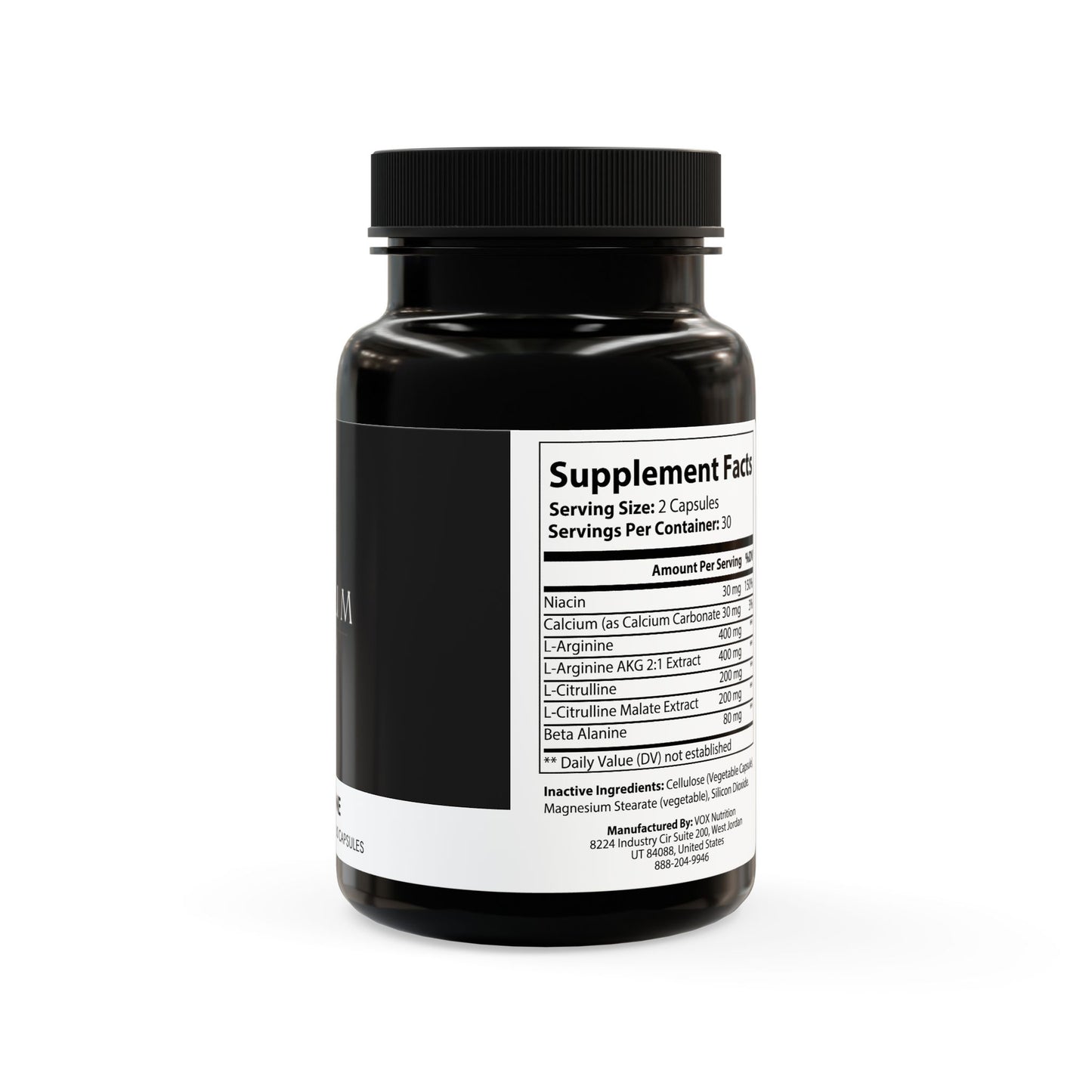 Novum Ascend: L-Arginine Complex – Circulation & Performance Support (60 Capsules)