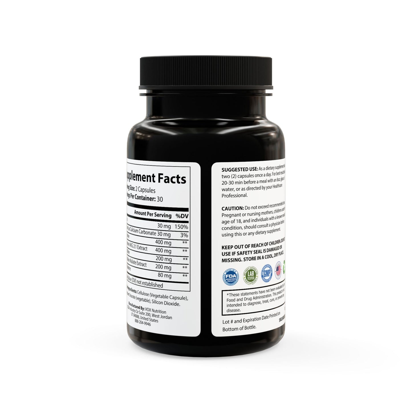 Novum Ascend: L-Arginine Complex – Circulation & Performance Support (60 Capsules)
