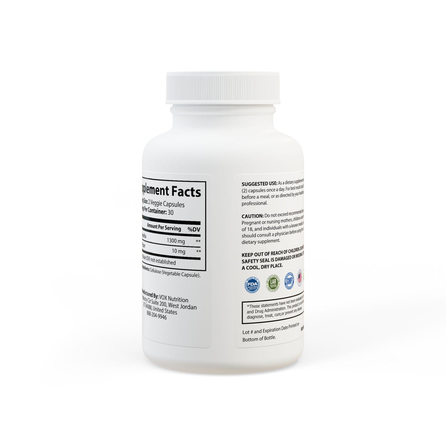 Novum Still: Ashwagandha + Black Pepper – Stress Support & Daily Resilience (60 Capsules)