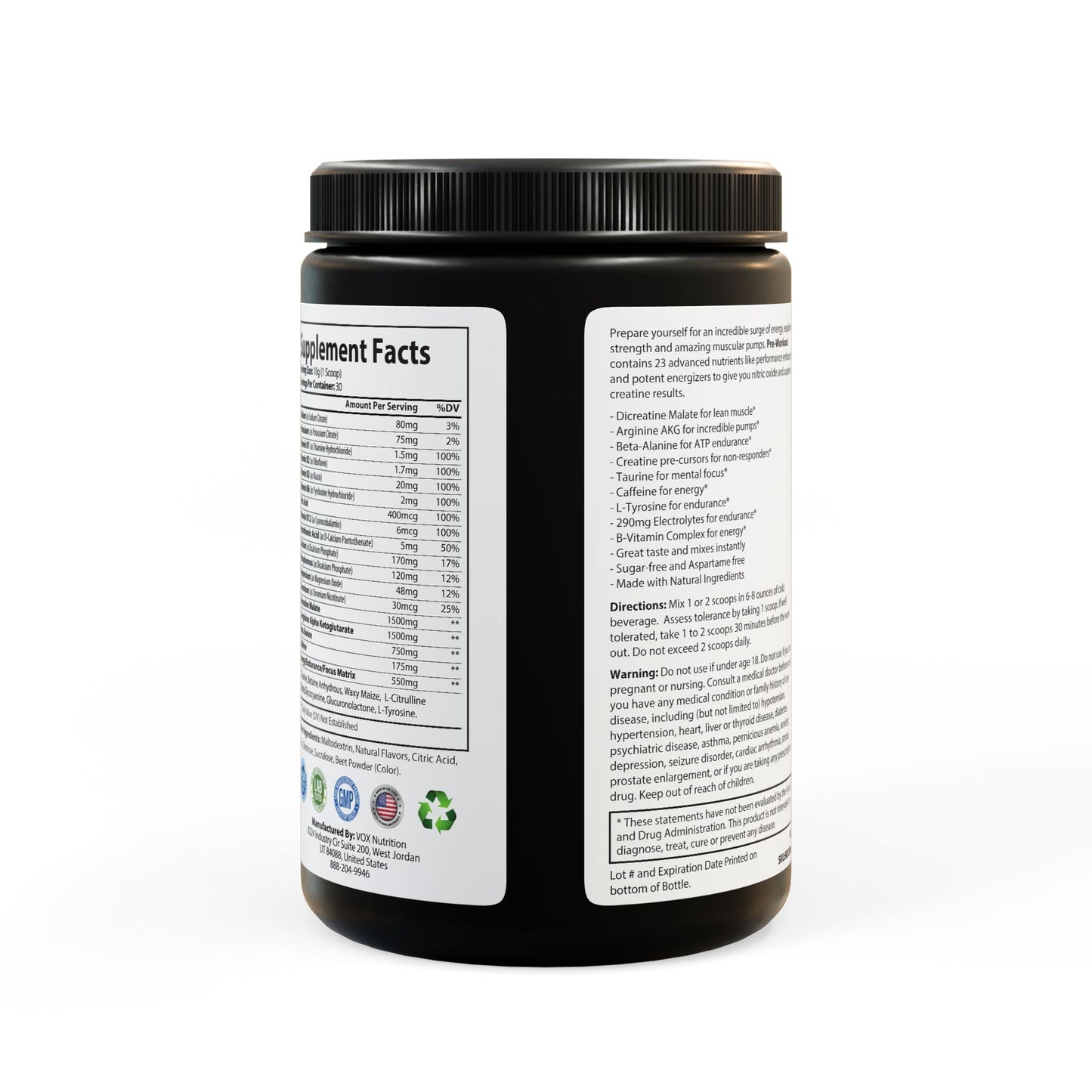 Novum Ascend: Unbound – Pre-Workout for Energy, Focus & Performance (30 Servings)