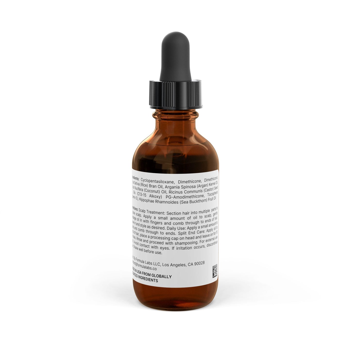 Multi-Oil Hair Elixir for Frizz Control & Split End Repair 2 fl oz (60 ml)