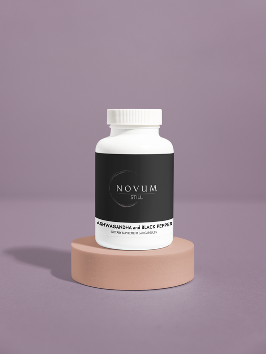 Novum Still: Ashwagandha + Black Pepper – Stress Support & Daily Resilience (60 Capsules)